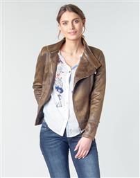 Desigual Broward Γυναικείο Biker Jacket Καφέ από το Spartoo