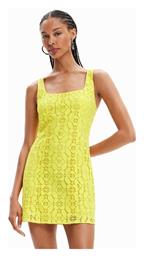 Mini All Day Φόρεμα Αμάνικο Κίτρινο Desigual από το Modivo