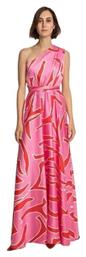 Maxi Καλοκαιρινό All Day Φόρεμα με έναν Ώμο Floral Desiree