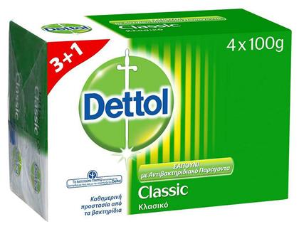 Classic Soap 4 x100gr Dettol