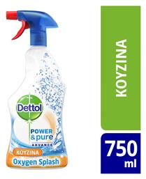 Καθαριστικό Φούρνων Power & Pure Kitchen Spray 750ml Dettol