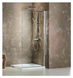 Iwis Walk-in Διαχωριστικό Ντουζιέρας 100x185cm Clean Glass Chrome Devon