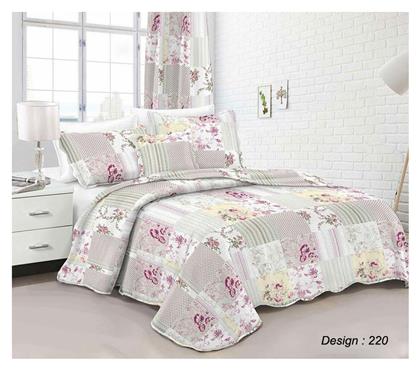 202 Σετ Κουβερλί Μονό Microfiber Μωβ 160x220cm Dimcol από το Filinda