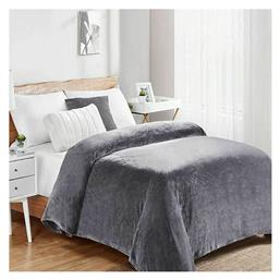 Coral Κουβέρτα Fleece Μονή 160x220εκ. 06 Grey Dimcol από το Designdrops