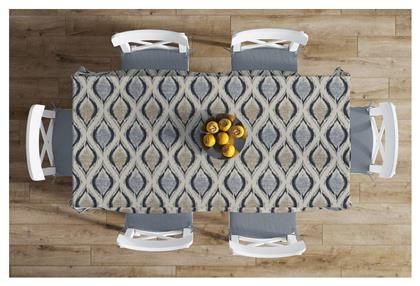 Καρέ Τραπεζομάντηλο Αλέκιαστο Cyclops 461 Blue 90x90εκ. Dimcol