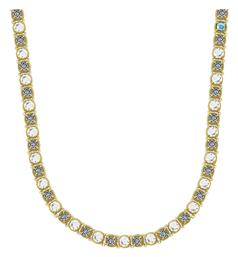 Κολιέ Διπλό από Επιχρυσωμένο Ασήμι Dimitrios Exclusive