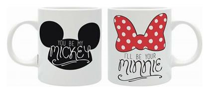 Love - Mickey and Minnie Κούπα Κεραμική Λευκή 320ml Disney