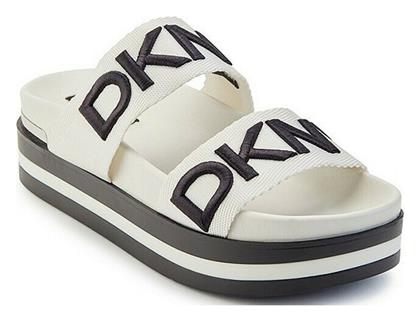 Γυναικεία Σανδάλια Flatforms σε Μπεζ Χρώμα DKNY από το Z-mall