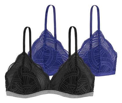 Μπλε Γυναικείο Bralette Σουτιέν 2Pack Dorina από το Zaboo