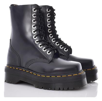 Dr. Martens 1490 Quad Δερμάτινα Γυναικεία Μποτάκια Μαύρα - Dr Martens