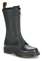 Dr. Martens Δερμάτινες Γυναικείες Μπότες Μαύρες - Dr Martens από το Modivo