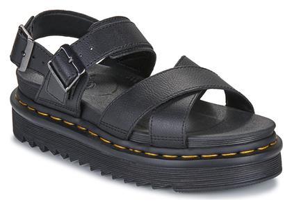Dr. Martens Voss Δερμάτινα Σανδάλια Μαύρα - Dr Martens