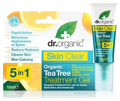 Dr.Organic Skin Clear Organic Tea Tree Treatment Gel 10ml - Dr Organic