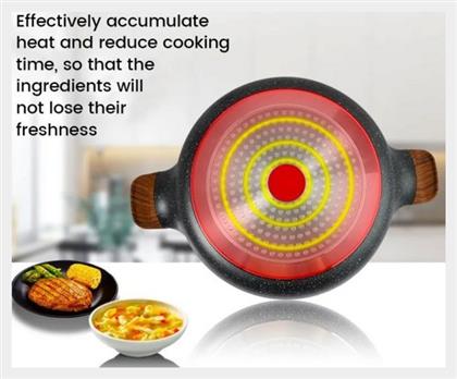 CA004-S05 Σετ Κατσαρόλες από Αλουμίνιο Black 3τμχ DSP