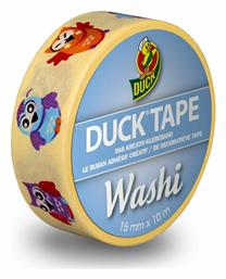Αυτοκόλλητη Washi Ταινία Διακόσμησης Cute Owls 1τμχ 15mm x 10m Duck