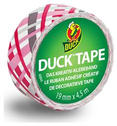 Duck Washi Tape 19mm x 4.5m Ducklings Mini Rolls Pretty Plaid από το e-shop