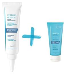 Keracnyl Glycolic+ Σετ Περιποίησης για Κατά της Ακμής με Κρέμα Προσώπου & Σαπούνι Ducray