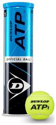 ATP Μπαλάκια Τένις για Τουρνουά 4τμχ Dunlop