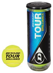 Tour Brilliance Μπαλάκια Τένις για Προπόνηση 3τμχ Dunlop