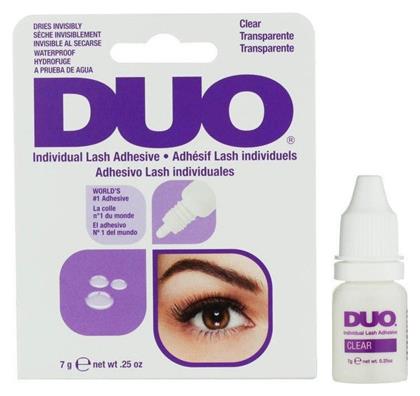 Κόλλα για Βλεφαρίδες σε Διάφανο χρώμα Individual Lash Clear 7gr Duo Lash