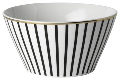 Stripe Μπωλ Σερβιρίσματος Δημητριακών Στρογγυλό από Πορσελάνη Gold με Διάμετρο 14εκ. Dutch Rose