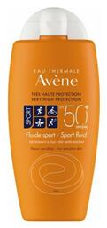 Eau Thermale Avène Fluid Sport SPF50 Αντηλιακή Κρέμα 100ml - Thermale Avene