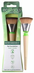 Flat Foundation Interchangeables Make-Up Brush For Flawless Liquid And Cream Foundation EcoTools