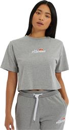 Fireball Κοντομάνικο Crop Top Γκρι Ellesse από το Modivo