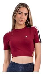 Γυναικείο Crop T-shirt Μπορντό Ellesse από το Outletcenter