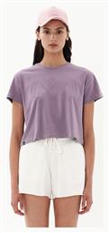 Γυναικείο Crop T-shirt Λιλά Emerson από το Outletcenter