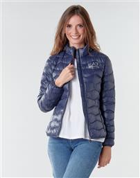 Emporio Armani Κοντό Γυναικείο Puffer Μπουφάν για Χειμώνα Μπλε από το Modivo