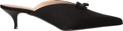 Envie Shoes Mules με Λεπτό Χαμηλό Τακούνι σε Μαύρο Χρώμα από το MyShoe
