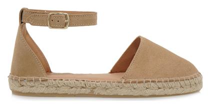 Suede Γυναικείες Εσπαντρίγιες σε Καφέ Χρώμα Espadrilles από το Tsakiris Mallas