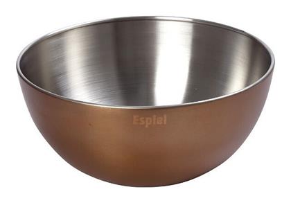 Μπωλ Σερβιρίσματος Στρογγυλό Inox Ασημί με Διάμετρο 12εκ. Espiel
