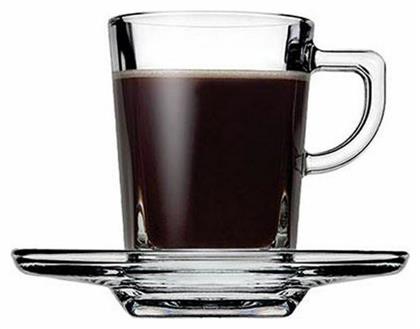 Carre Φλιτζάνι Espresso Γυάλινο Διάφανο 75ml Espiel