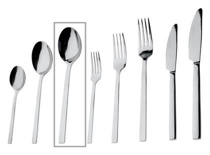 Divine Κουτάλι Ανοξείδωτο Γκρι 20.7cm Espiel