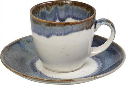 Essentials Σετ Φλιτζάνια Espresso Κεραμικά Μπλε 90ml 6τμχ Espiel