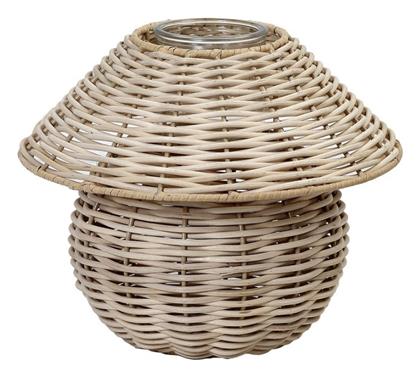 Φαναράκι Rattan Μπεζ 26.5εκ. Espiel