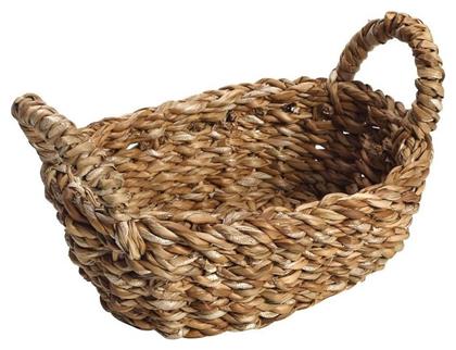 Καλάθι Ψωμιού Ψάθινο σε Καφέ Χρώμα 24x14x8cm Espiel