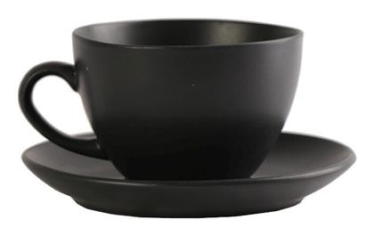 Morgan Φλιτζάνι Cappuccino από Πορσελάνη Μαύρο 290ml Espiel