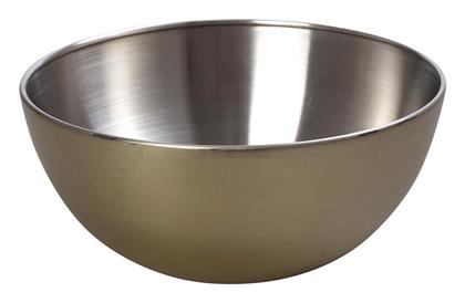 Σαλατιέρα Inox Χρυσή 24x24x11.5cm 2τμχ Espiel