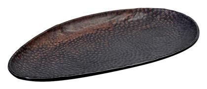 Sunset Melamine Πιατέλα Σερβιρίσματος Οβάλ Μελαμίνης Καφέ 33x18εκ. 4τμχ Espiel