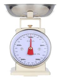 ALLURE Αναλογική Ζυγαριά Κουζίνας με Κάδο 1gr/5kg Μπεζ Estia