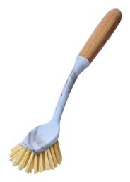 Bamboo Essentials 04-14339 Μπαμπού Βούρτσα Καθαρισμού Χειρός για Πιάτα Λευκή Estia