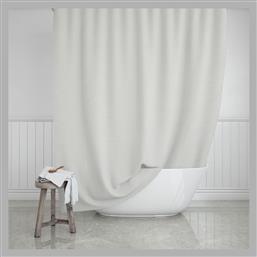 Camellia Κουρτίνα Μπάνιου Υφασμάτινη 180x200cm Pearl Estia