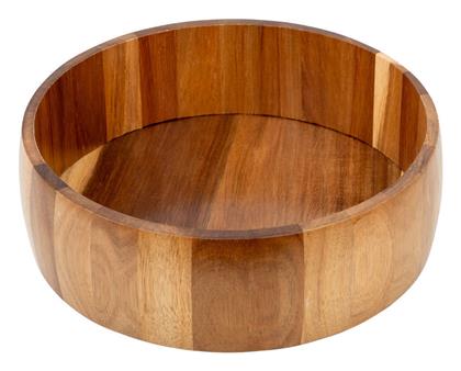 Φρουτιέρα Ξύλινη Καφέ 30x30x9εκ. Estia