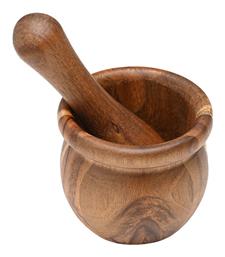 Γουδί από Ξύλο 14cm Estia