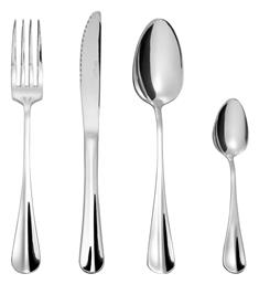 Grace Shine Σετ Μαχαιροπίρουνα Ανοξείδωτα Ασημί 24τμχ Estia