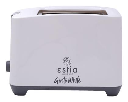 Gusto Φρυγανιέρα 2 Θέσεων 750W Λευκή Estia