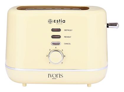 Ivoris Φρυγανιέρα 2 Θέσεων 850W Μπεζ Estia